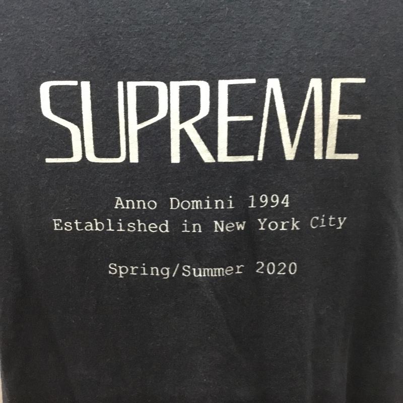 シュプリーム Supreme Tシャツ 半袖 Anno Domini Tee 20SS M ロゴ、文字 紺 / ネイビー /  メンズ USED 古着 中古 10114805