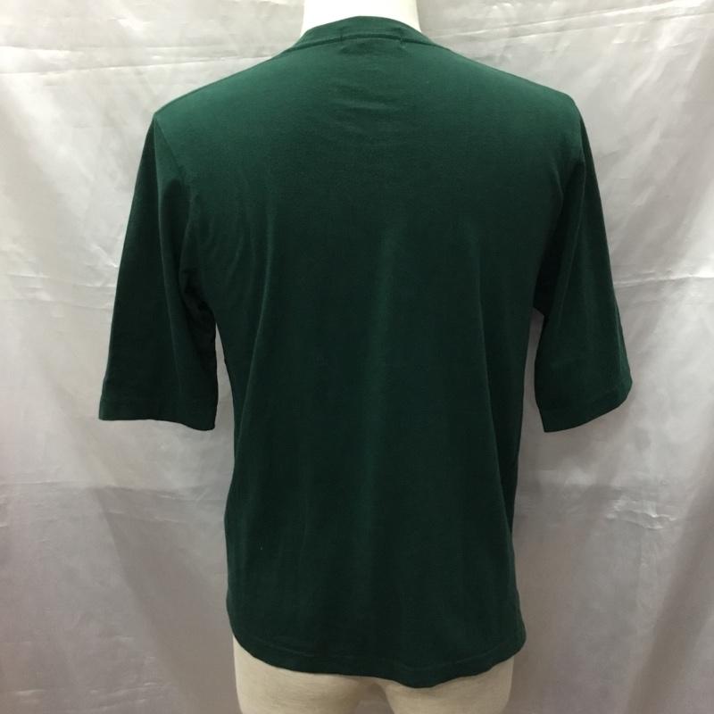 ジムフレックス GYMPHLEX Tシャツ 半袖 17A-HS-002 クルーネック 刺繍 ロゴ、文字 緑 / グリーン /  メンズ USED 古着 中古 10115526