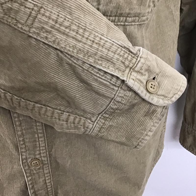 リーバイスレッドタブ Levi s RED TAB シャツ、ブラウス 長袖 長袖シャツ コーデュロイシャツ カジュアルシャツ M 無地 ベージュ / ベージュ /  メンズ USED 古着 中古 10125005