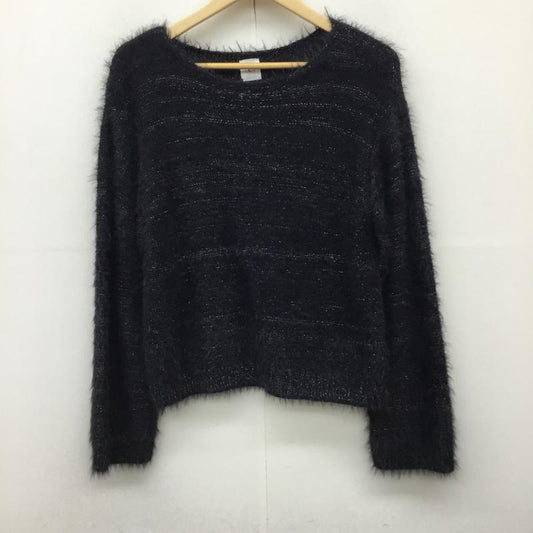 オペークドットクリップ OPAQUE.CLIP ニット、セーター 長袖 637-17081 M  黒 / ブラック /  レディース USED 古着 中古 10142215