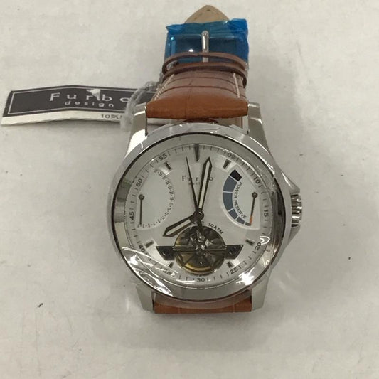 フルボデザイン Furbo design 腕時計 アナログ（自動巻き） F5012 ロゴ、文字 茶 / ブラウン /  メンズ USED 古着 中古 10135240