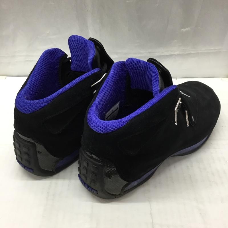 ナイキ NIKE スニーカー スニーカー AA2494-007 AIR JORDAN 18 RETRO 27cm 27.0cm ワンポイント 黒 / ブラック / X 青 / ブルー /  メンズ USED 古着 中古 10110491
