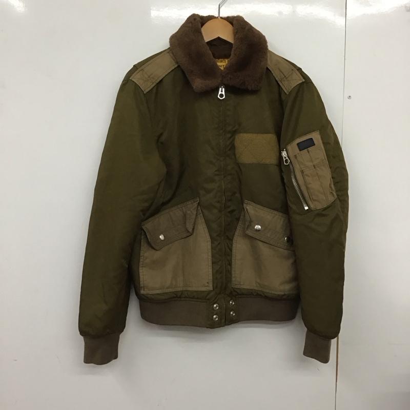 ディーゼル DIESEL ジャケット、上着 ジャンパー、ブルゾン ジップアップジャケット ナイロンジャケット アウター M 無地 カーキ / カーキ /  メンズ USED 古着 中古 10147252