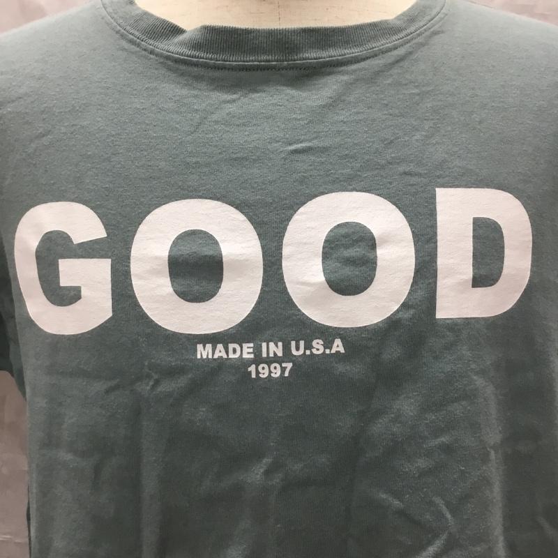 グッドオン Good On Tシャツ 半袖 半袖カットソー プリントTシャツ クルーネックカットソー L プリント 緑 / グリーン /  メンズ USED 古着 中古 10116109