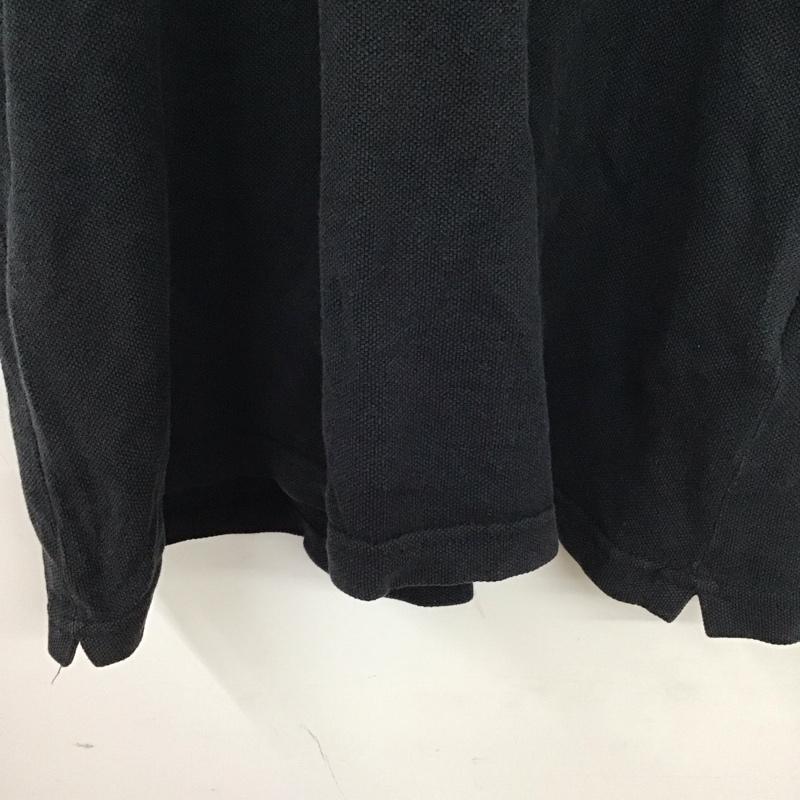 アベイシングエイプ A BATHING APE ポロシャツ 半袖 S 無地 黒 / ブラック /  メンズ USED 古着 中古 10130158