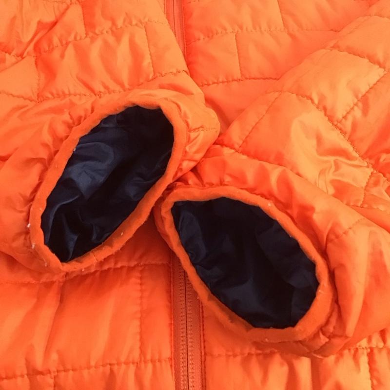 パタゴニア patagonia ジャケット、上着 ジャンパー、ブルゾン 84222 ナノパフフーディ ジップアップジャケット ダウンジャケット アウター M ロゴ、文字 橙 / オレンジ /  メンズ USED 古着 中古 10138421