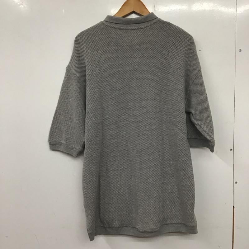 シップスジェットブルー SHIPS JET BLUE ポロシャツ 半袖 半袖ポロシャツ カラーシャツ 半袖カットソー L 無地 灰 / グレー /  メンズ USED 古着 中古 10139889