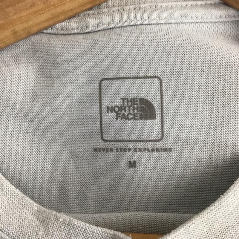 ザノースフェイス THE NORTH FACE Tシャツ 半袖 半袖カットソー プリントTシャツ クルーネックカットソー M プリント 水色 / ライトブルー /  メンズ USED 古着 中古 10132105