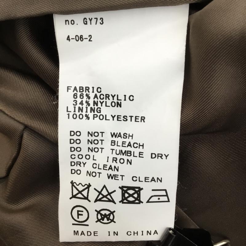 シンプリシテェ Simplicite コート コート一般 20-020-700-6040 FREE 無地 ダークブラウン / ダークブラウン /  レディース USED 古着 中古 10142535