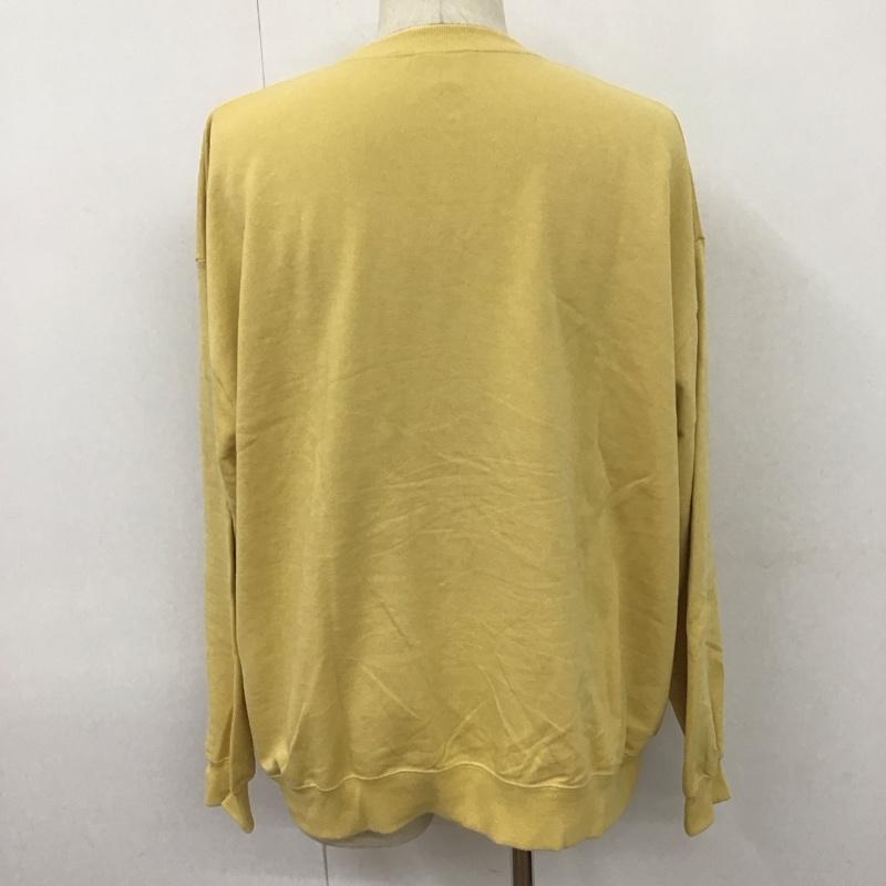 ラディアル RADIALL トレーナー 長袖 RAD-24SS-CUT007 CREWNECKSWEATSHIRTL/S 長袖トレーナー スウェット L ロゴ、文字 マスタード / マスタード /  メンズ USED 古着 中古 10107137