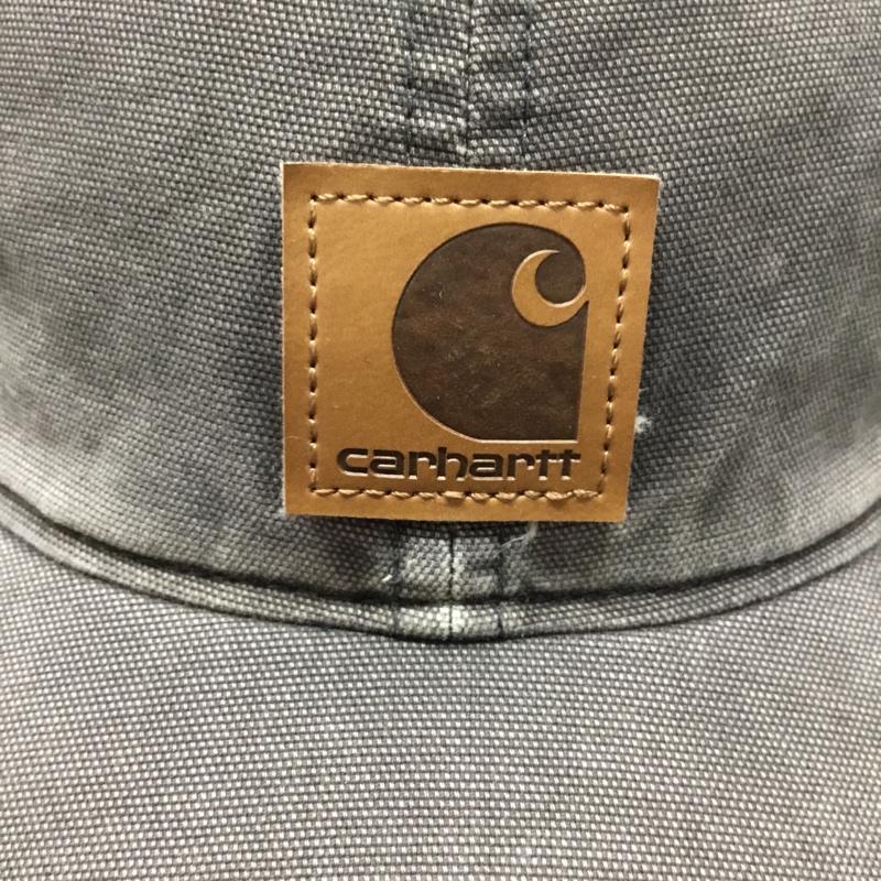 カーハート Carhartt 帽子 キャップ 100289 001 ODESSA CAP ロゴ、文字 チャコールグレー / チャコールグレー /  メンズ USED 古着 中古 10112535