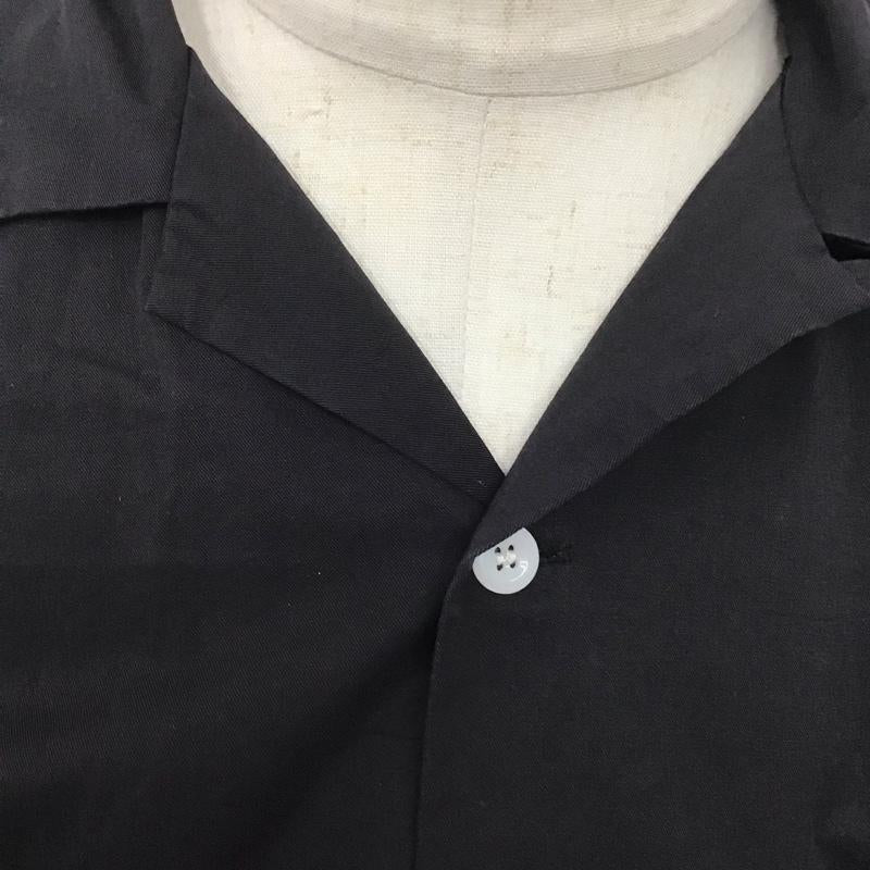 バッカーズ Backers シャツ、ブラウス 半袖 半袖シャツ 刺繍シャツ ポケットシャツ M ロゴ、文字 黒 / ブラック /  メンズ USED 古着 中古 10125779