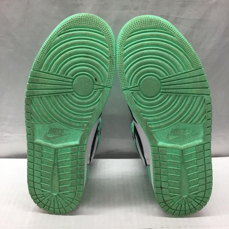 ナイキ NIKE スニーカー スニーカー DZ5485-130 AIR JORDAN 1 RETRO HIGH OG 27.5cm 箱有 27.5cm ロゴ、文字 黒 / ブラック / X 白 / ホワイト / X 薄緑 / ライトグリーン /  メンズ USED 古着 中古 10121859