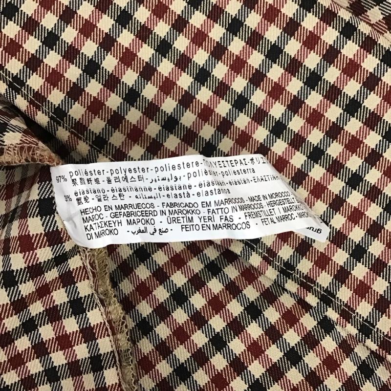 ザラ ZARA ワンピース ミニスカート 0387 160 075 スクエアネック L チェック マルチカラー / マルチカラー /  レディース USED 古着 中古 10119624