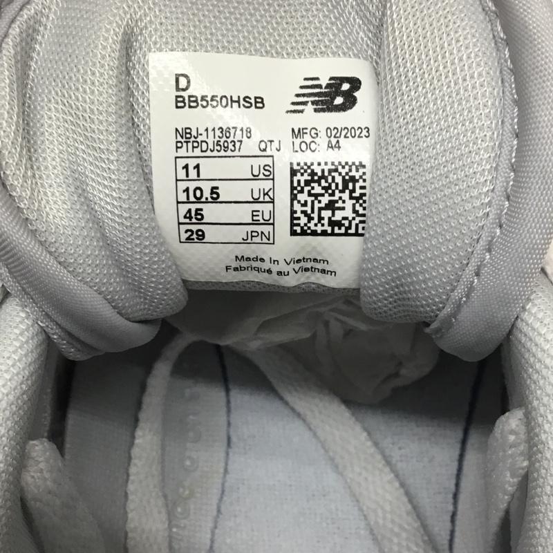 ニューバランス New Balance スニーカー スニーカー BB550HSB 29cm 箱有 29.0cm ロゴ、文字 灰 / グレー /  メンズ USED 古着 中古 10120983