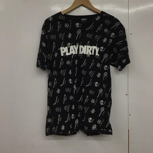 アンディフィーテッド UNDEFEATED Tシャツ 半袖 半袖カットソー プリントTシャツ クルーネックカットソー M プリント 黒 / ブラック /  メンズ USED 古着 中古 10141735