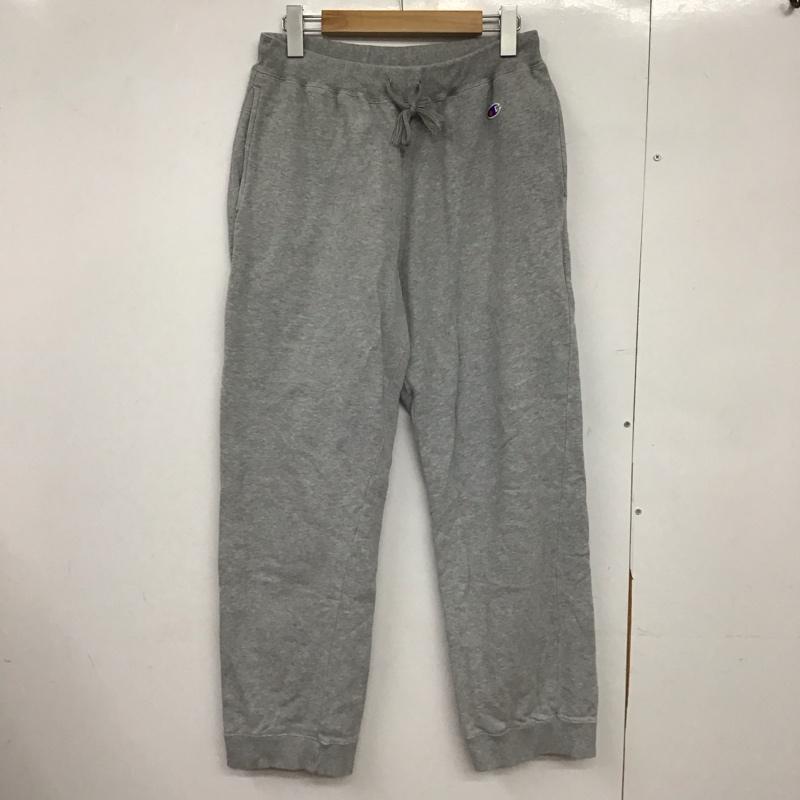 チャンピオン Champion パンツ ワークパンツ、ペインターパンツ ワークパンツ ワイドパンツ カジュアルパンツ スウェットパンツ M ロゴ、文字 灰 / グレー /  メンズ USED 古着 中古 10147078