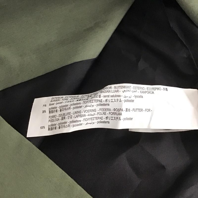 ザラ ZARA ベスト ベスト M 無地 カーキ / カーキ /  レディース USED 古着 中古 10139415