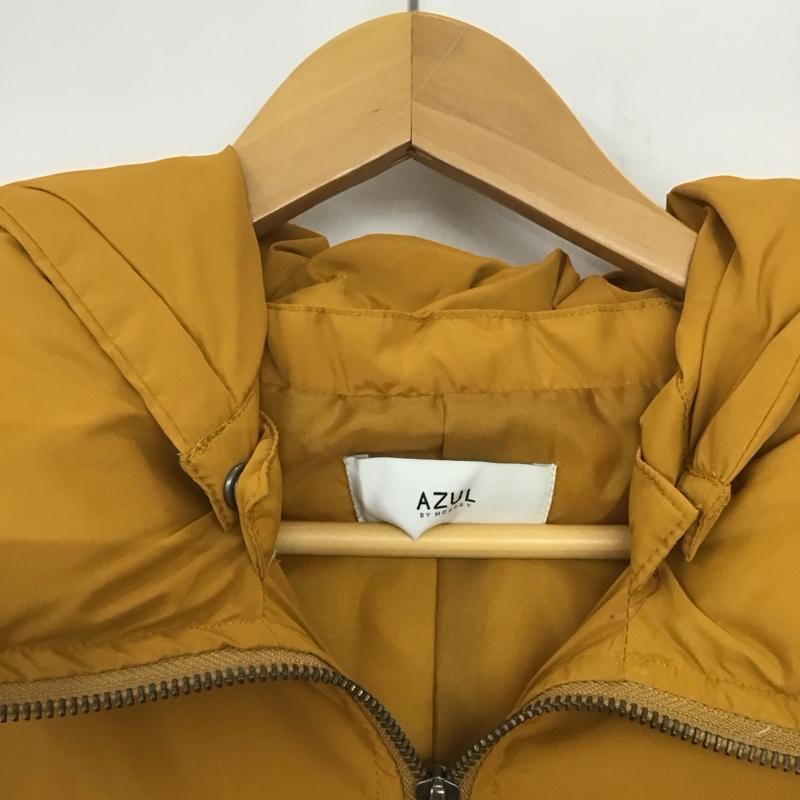 アズールバイマウジー AZUL BY MOUSSY ベスト ベスト 250bAZ30-305I スタイルアップ中綿ベスト M 無地 黄 / イエロー /  レディース USED 古着 中古 10137382