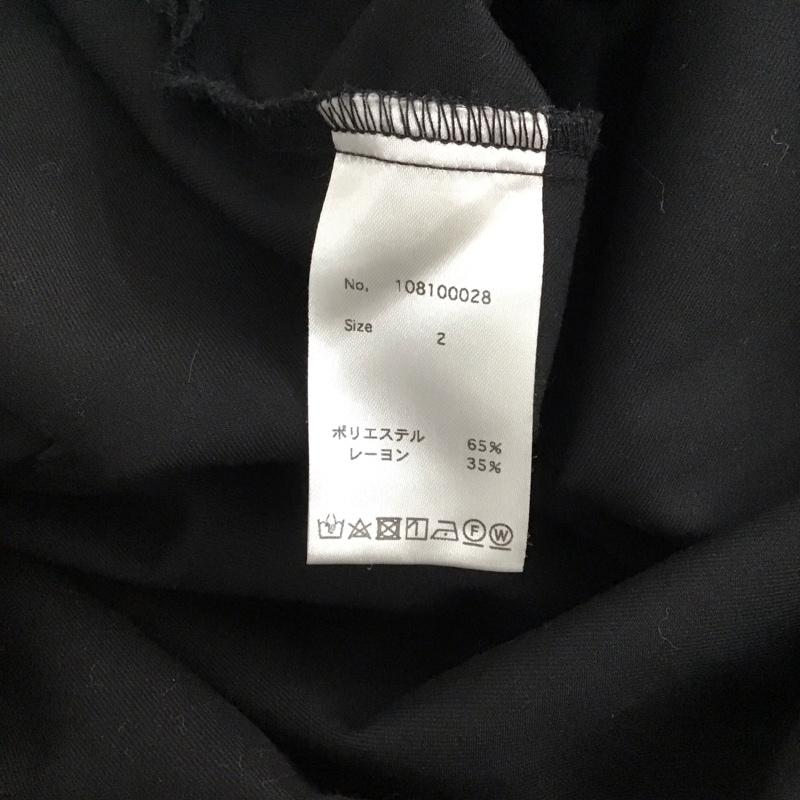 ステュディオス STUDIOUS シャツ、ブラウス 長袖 長袖シャツ 無地シャツ カラーシャツ プルオーバーシャツ 2 無地 黒 / ブラック /  メンズ USED 古着 中古 10130567