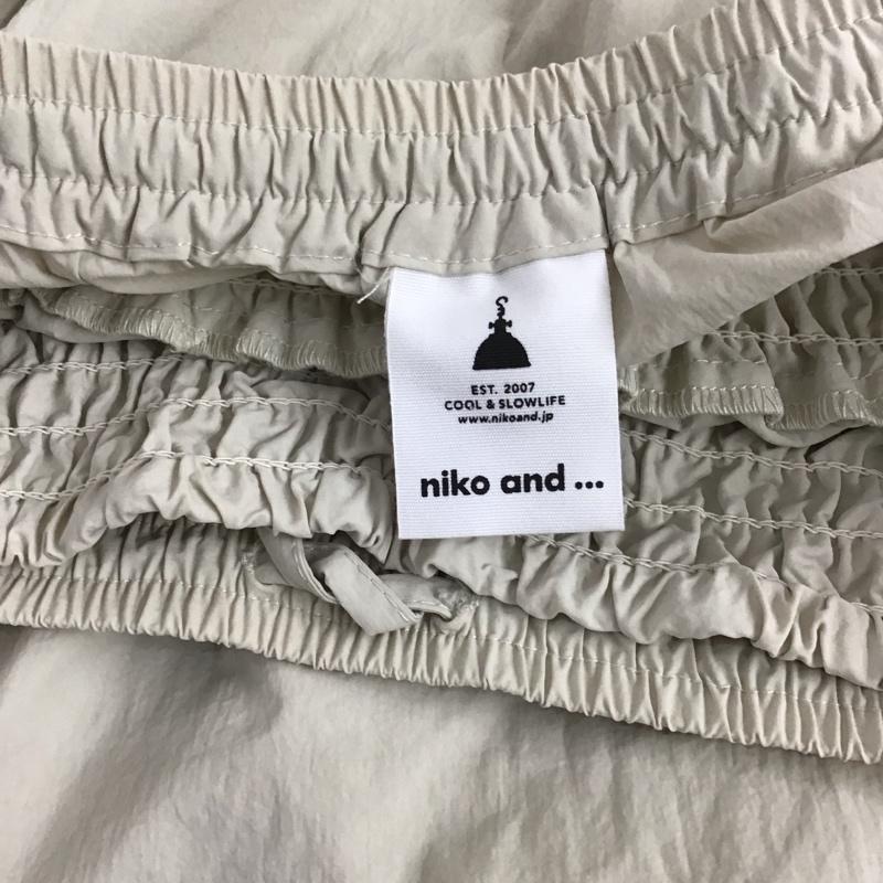 ニコアンド niko and... スカート ロングスカート FREE 無地 アイボリー / アイボリー /  レディース USED 古着 中古 10129770
