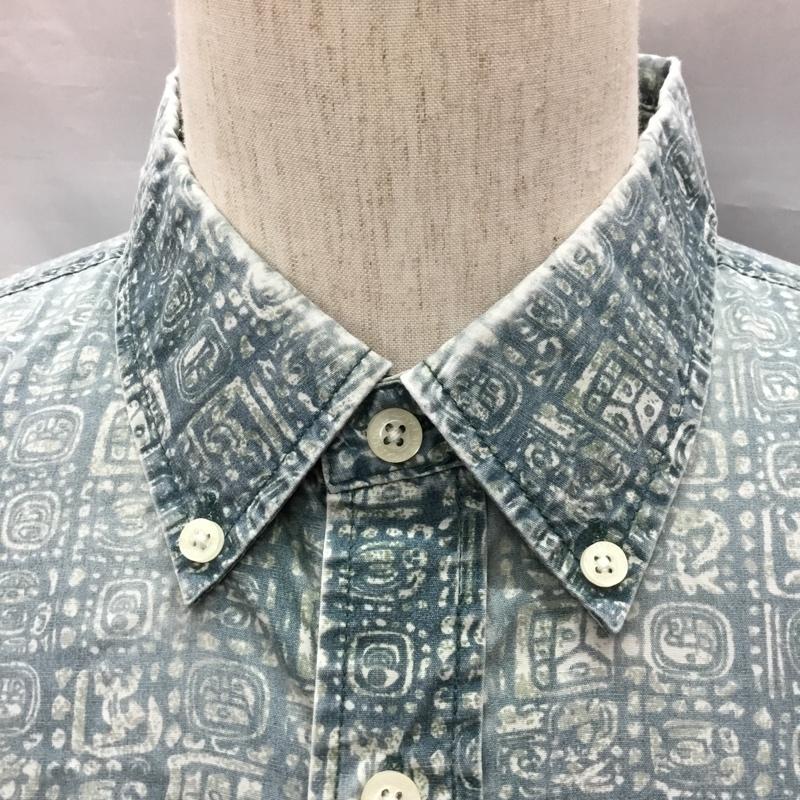 アーノルドパーマー Arnold Palmer シャツ、ブラウス 半袖 胸ポケット XL 総柄 緑 / グリーン /  メンズ USED 古着 中古 10119836