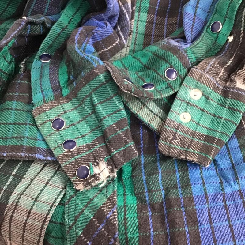 ラングラー Wrangler シャツ、ブラウス 長袖 チェック マルチカラー / マルチカラー /  メンズ USED 古着 中古 10106670