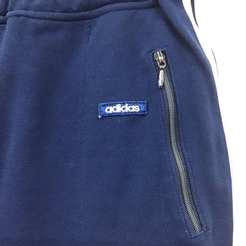 アディダス adidas ボトムス ボトムス ジャージ ワイドパンツ カジュアルパンツ スポーツウェア 古着 70S デサント 西ドイツ製 3 ロゴ、文字 紺 / ネイビー /  メンズ USED 古着 中古 10109938
