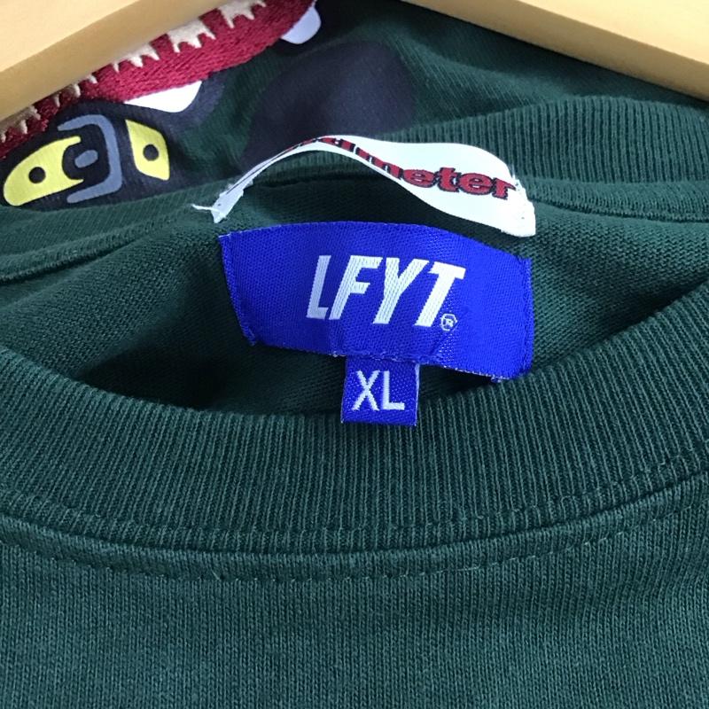 ラファイエット Lafayette Tシャツ 半袖 CM1156 centimeter クルーネック バックプリント XL ロゴ、文字 緑 / グリーン /  メンズ USED 古着 中古 10140239