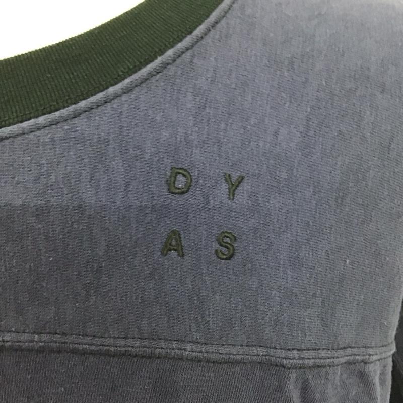 フィルザビル FILL THE BILL カットソー 七分袖 七分丈カットソー プリントTシャツ クルーネックカットソー 2 ロゴ、文字 紺 / ネイビー /  メンズ USED 古着 中古 10127341