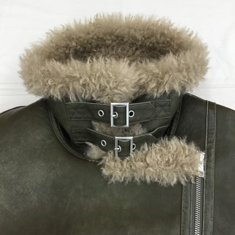 ムルーア MURUA ジャケット、上着 ジャケット、ブレザー 012450200101-03 ヴィンテージライクショートフェイクムートン FREE 無地 ダークブラウン / ダークブラウン /  レディース USED 古着 中古 10141831