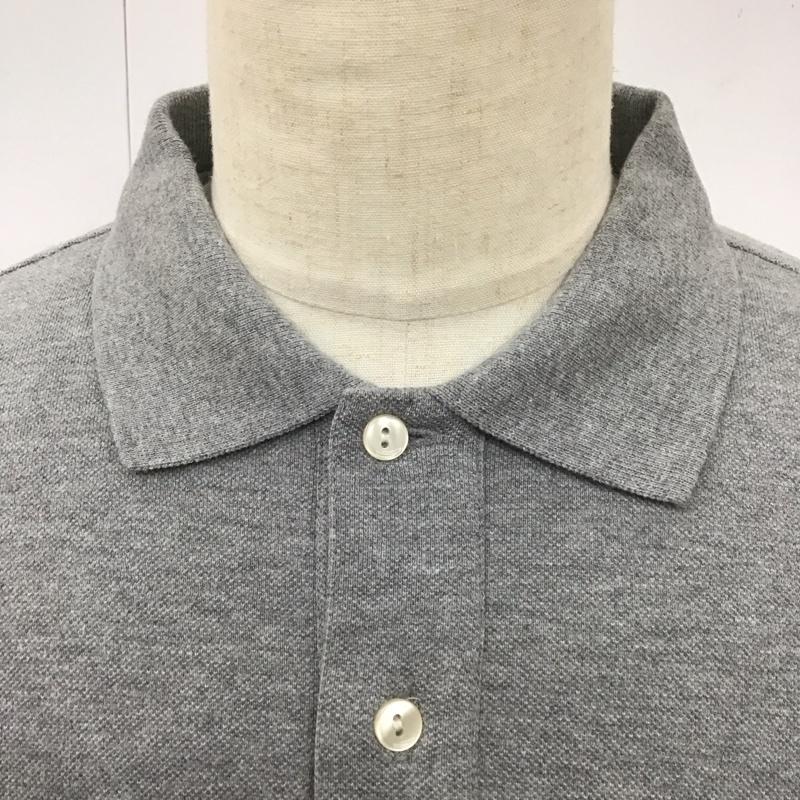 バズリクソンズ Buzz Rickson s ポロシャツ 半袖 半袖ポロシャツ カラーシャツ 半袖カットソー XL ロゴ、文字 灰 / グレー /  メンズ USED 古着 中古 10113108