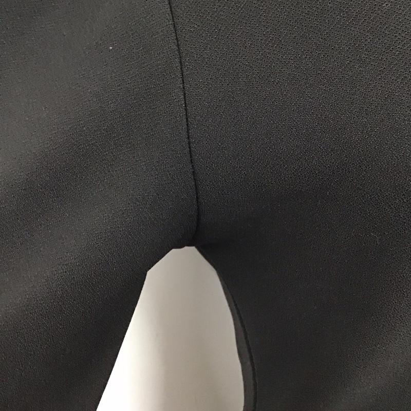 ザラ ZARA ワンピース ロングスカート 2712 628 800 長袖 スリット S 無地 黒 / ブラック /  レディース USED 古着 中古 10119615