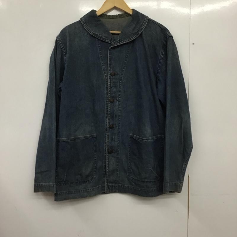 バズリクソンズ Buzz Rickson s ジャケット、上着 ジャンパー、ブルゾン u.s.navy. shawlcollerdenimジャケット デニムジャケット 40 無地 インディゴ / インディゴ /  メンズ USED 古着 中古 10148898