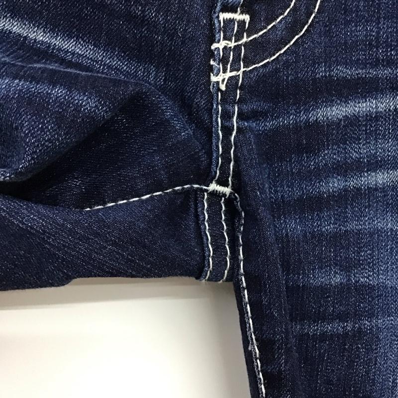 マウジー MOUSSY パンツ デニム、ジーンズ 0109ac12-1500-2 NYLONfitStraightSlim デニムパンツ ストレッチパンツ 無地 インディゴ / インディゴ /  レディース USED 古着 中古 10119051