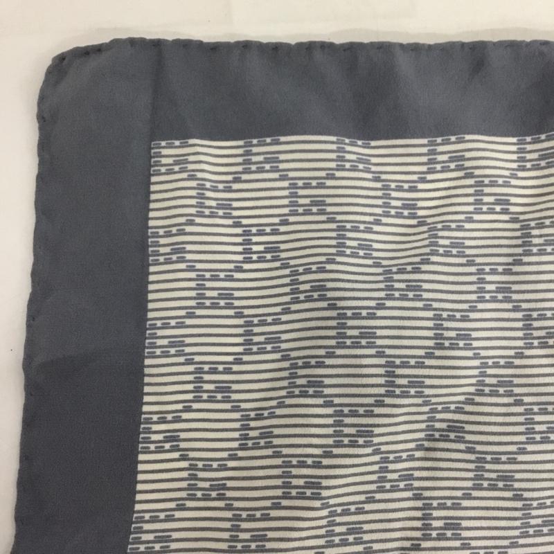 グッチ GUCCI ファッション小物 スカーフ、ポケットチーフ シルク 総柄 灰 / グレー /  レディース USED 古着 中古 10142224