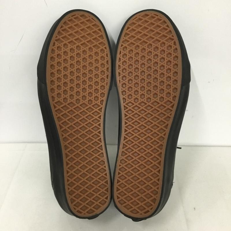 バンズ VANS スニーカー スニーカー 508357 レザー ローカット 28cm 28.0cm ロゴ、文字 黒 / ブラック /  メンズ USED 古着 中古 10130186
