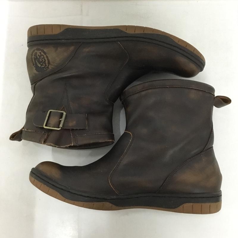 ディーゼル DIESEL ブーツ ショートブーツ Y00261 ショートエンジニアブーツ 28cm 28.0cm ワンポイント ダークブラウン / ダークブラウン /  メンズ USED 古着 中古 10149228