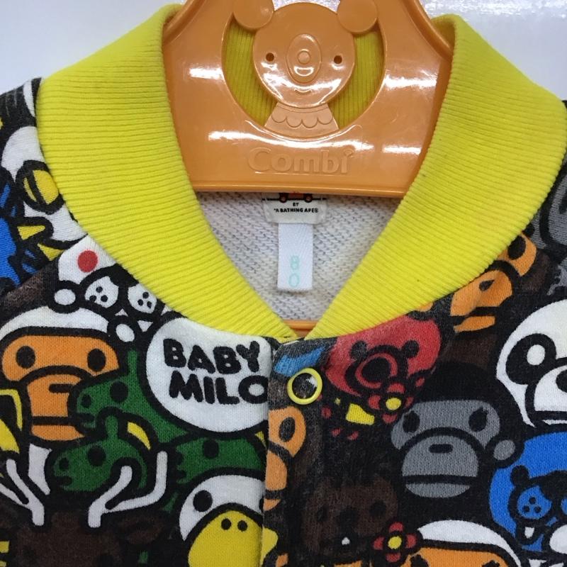 アベイシングエイプ A BATHING APE ワンピース・ドレス・オールインワン ワンピース・ドレス・オールインワン ベビー ロンパース 長袖 80cm マイロ BABY MILO 80cm 総柄 マルチカラー / マルチカラー /  ボーイズ USED 古着 中古 10146603