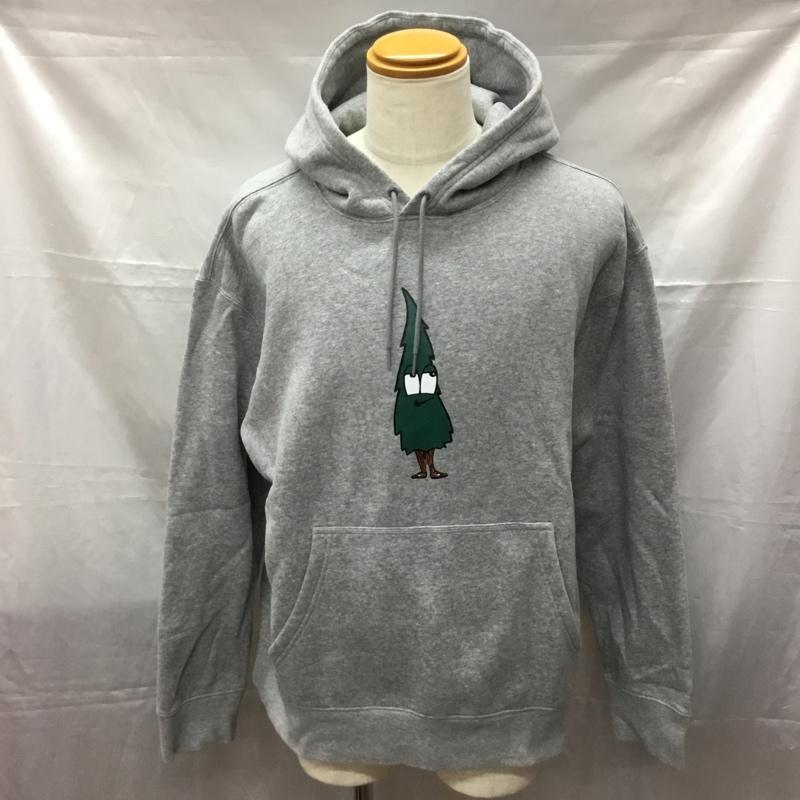 ナイキ NIKE パーカー 長袖 dj3677-063 プルオーバー パーカー GraphicFleece1PulloverHoodie 長袖スウェット XXL プリント 灰 / グレー /  メンズ USED 古着 中古 10112465