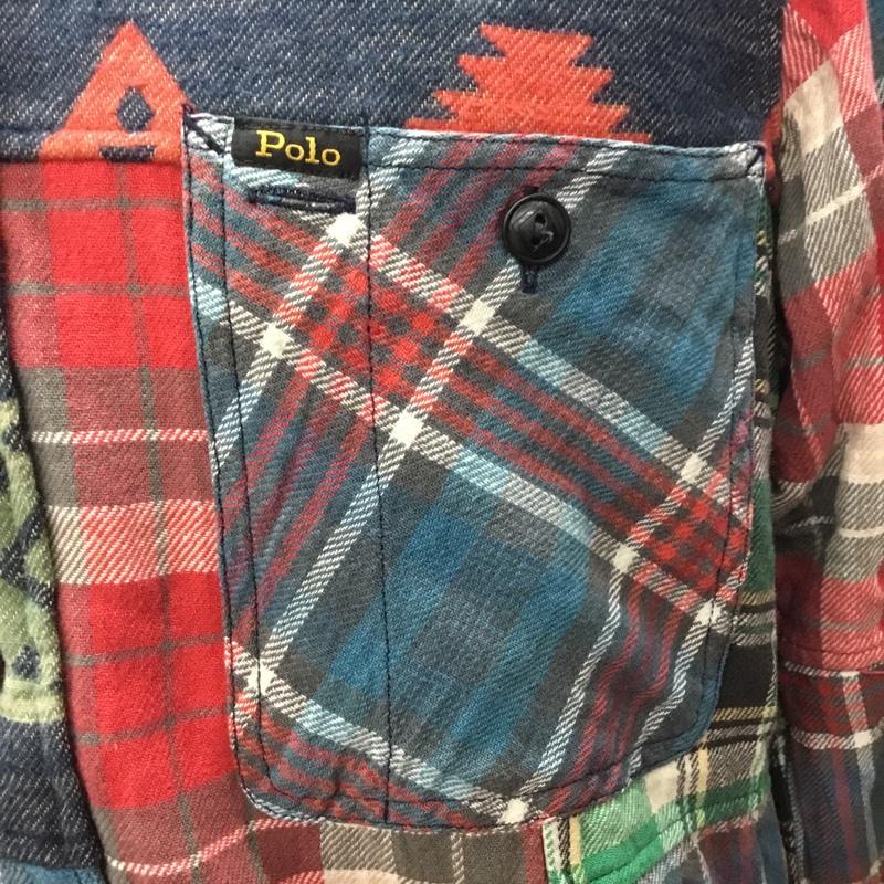 ポロラルフローレン POLO RALPH LAUREN シャツ、ブラウス 長袖 長袖シャツ カラーシャツ ポケットシャツ 長袖カットソー インディアン柄シャツ S ネイティブ柄 マルチカラー / マルチカラー /  メンズ USED 古着 中古 10115631