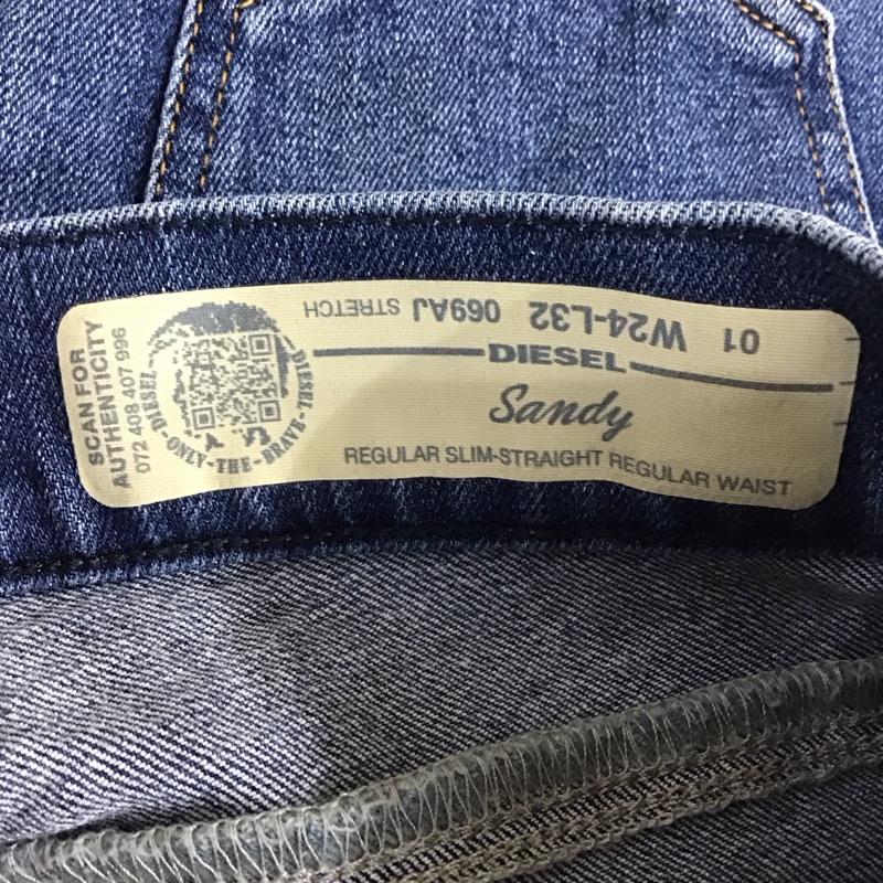 ディーゼル DIESEL パンツ デニム、ジーンズ デニムパンツ スリムパンツ スリムパンツ 無地 インディゴ / インディゴ /  レディース USED 古着 中古 10115956