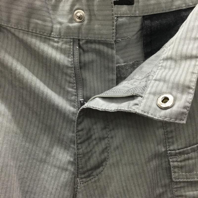 バーバリーブラックレーベル BURBERRY BLACK LABEL パンツ スラックス スラックス ストライプパンツ スリムパンツ カジュアルパンツ ストライプ 灰 / グレー /  メンズ USED 古着 中古 10117707