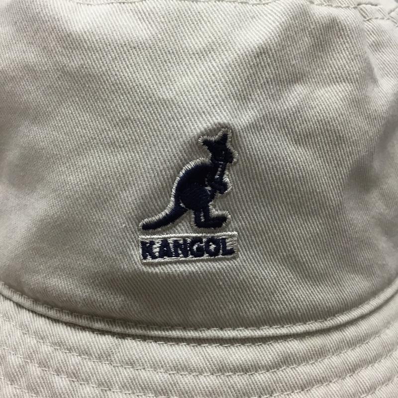 カンゴール KANGOL 帽子 ハット K4224HT コットン バケットハット ワンポイント ベージュ / ベージュ /  メンズ USED 古着 中古 10110172