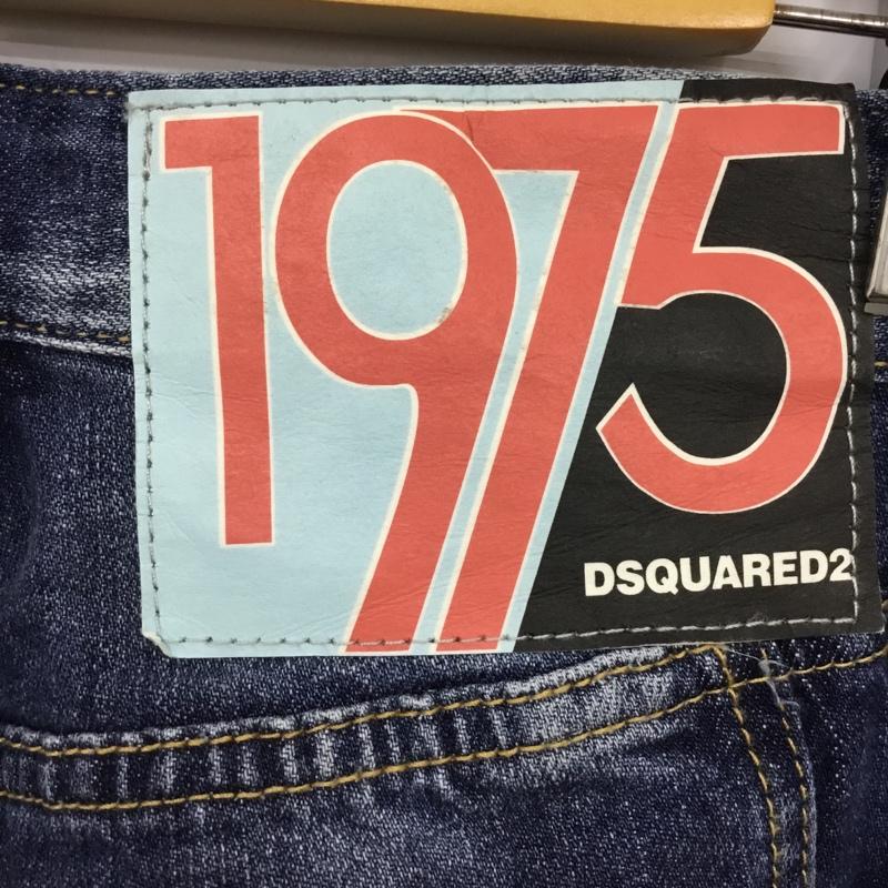 ディースクエアード DSQUARED2 パンツ デニム、ジーンズ F3-452 ストレッチ 46 46 ダメージ加工 青 / ブルー /  メンズ USED 古着 中古 10117196