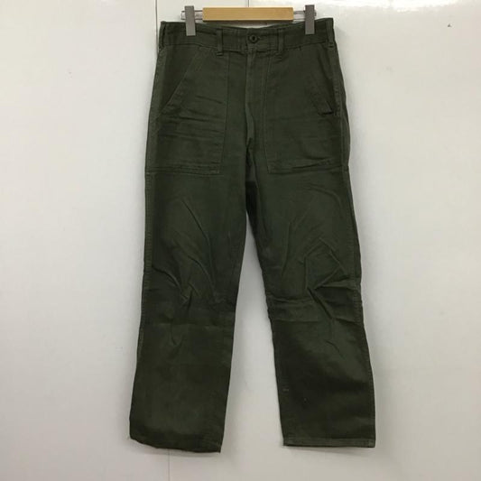 ミリタリー ミリタリー パンツ ワークパンツ、ペインターパンツ 60s アメリカ軍 WALDES ジップ ベイカーパンツ 無地 カーキ / カーキ /  メンズ USED 古着 中古 10128334