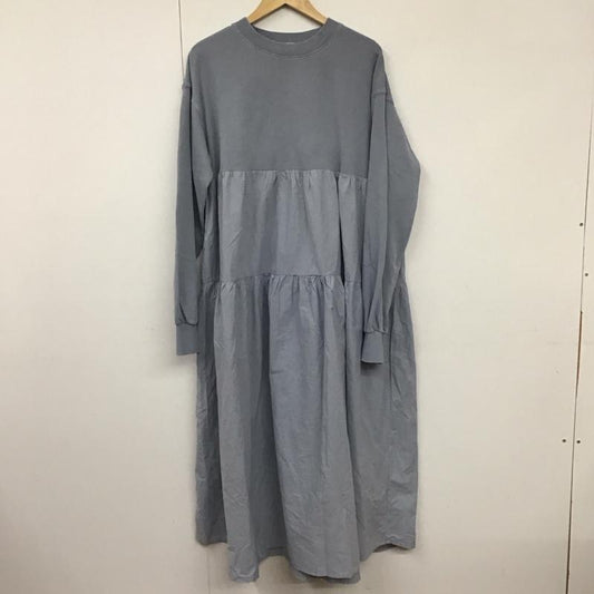 フリークスストア FREAK S STORE ワンピース ロングスカート 1315248900111 ピグメント加工ティアード切り替えワンピース S 無地 水色 / ライトブルー /  レディース USED 古着 中古 10130617