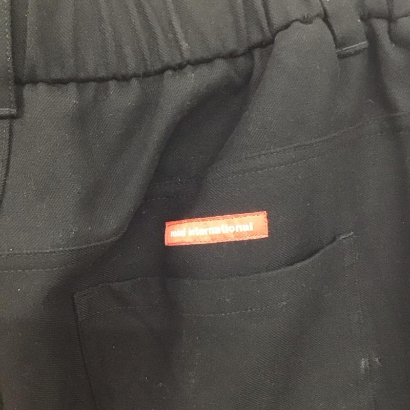 ロイヤル roial パンツ スラックス ワイドパンツ カジュアルパンツ ワークパンツ 32インチ 無地 黒 / ブラック /  メンズ USED 古着 中古 10146744