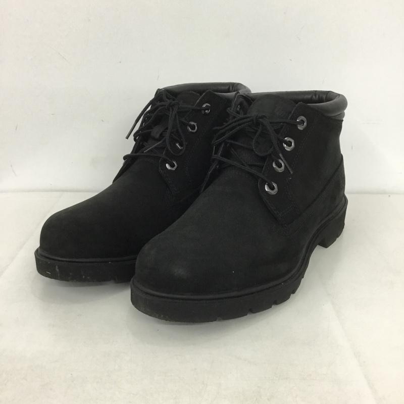 ティンバーランド Timberland ブーツ ショートブーツ A1698 BASIC CHUKKA A1P3J レースアップ 27cm 27.0cm ワンポイント 黒 / ブラック /  メンズ USED 古着 中古 10143919