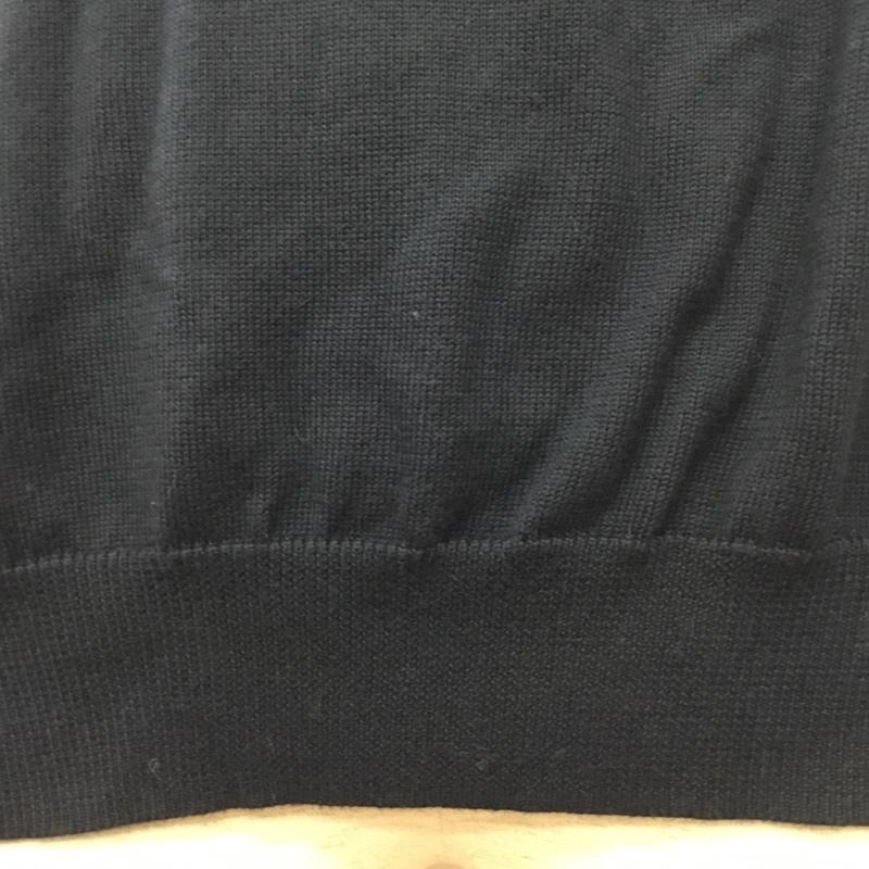 ブルックスブラザーズ BROOKS BROTHERS ニット、セーター 長袖 Vネック タグ付き M 無地 紺 / ネイビー /  メンズ USED 古着 中古 10112874
